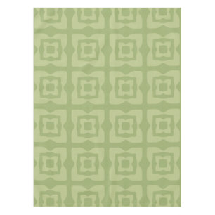 Moderne Quadrate Muster Chartreuse Green Tischdecke