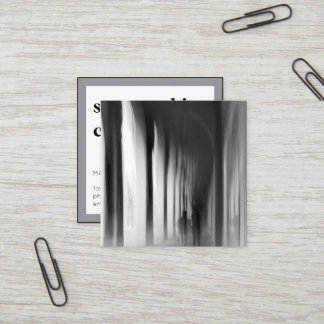 Moderne quadratische Fotografie Minimalistisch Sch Visitenkarte