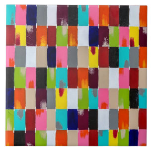 Moderne Quilt 6 x 6 Keramikfliese