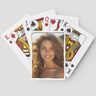 Moderne Rahmen-Foto Spielkarten