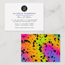 Moderne Rainbow Business Card