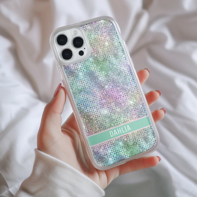 Moderne Rainbow-Glitzern Case-Mate iPhone Hülle (Von Creator hochgeladen)
