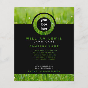 Moderne Rasenpflege - Einfache Unternehmenslandsch Flyer