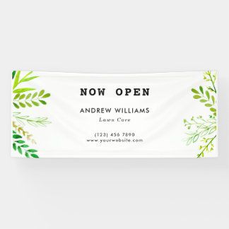 Moderne Rasenpflege Landschaften Banner