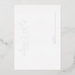 Moderne Ratschläge zur Hochzeit von Skripten und W Folieneinladung<br><div class="desc">Fügen Sie Ihrer Hochzeit eine persönliche Touch mit einem modernen Hochzeitsratgeber und Wunschausweis hinzu. Diese Ratenkarte zeigt Titel in Silberfolie moderner Kalligraphie Schriftart Stil und Details in silbernen Folie moderne Sans Serif Schriftart Stil auf weißem Hintergrund. Ideal für Hochzeiten,  Babydusche,  Geburtstagsparty,  Brautparty,  Junggeselinnen-Abschied und alle besondere Anlässe.</div>