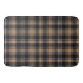 Moderne rauchige Bernstein-Tartan-Karo Badematte