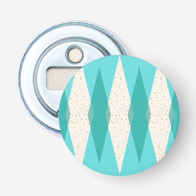 Moderne Raute Flaschenöffner Mitte des Jahrhundert (Vorderseite)