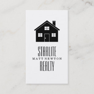Moderne Real Anwesen Realtor Business Card Visitenkarte