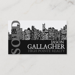 Moderne Realty Real Anwesen Realtor Business Card Visitenkarte