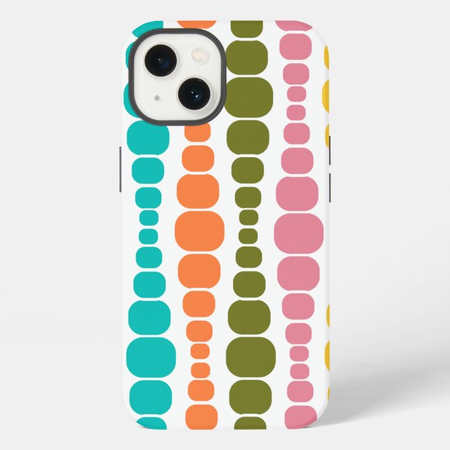 Moderne Rechtecke Case-Mate iPhone Case Hülle (Rückseite)