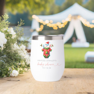 Moderne Red Holly Weihnachtsdusche