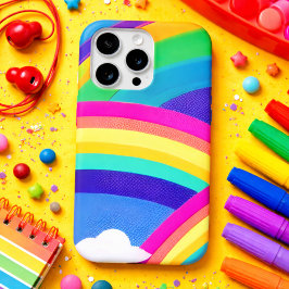 Moderne Regenbögen iPhone 15 Pro Hülle