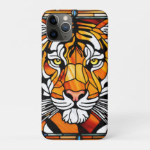Moderne Regenbogen Streifen Tigerfelle Printfeline