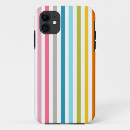 Moderne Regenbogen-Trendfarbene Streifen Case-Mate iPhone Hülle