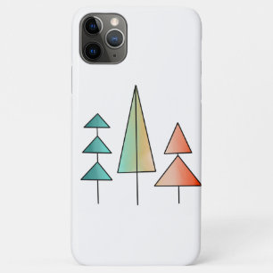 moderne Regenbogenbäume in Teal und Rosé Mitte des Case-Mate iPhone Hülle