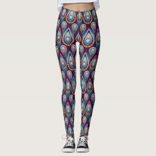 moderne Regentropfen-Leggings Leggings