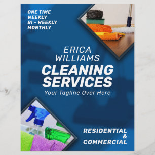 Moderne Reinigungsdienste Flyer