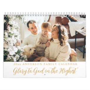 Moderne religiöse Bibelvers christlicher Glaube Kalender