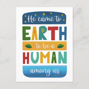 Moderne religiöse Christliche Weihnachten Johannes Postkarte