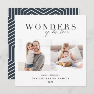 Moderne religiöse Marine blau 2 Foto Weihnachten