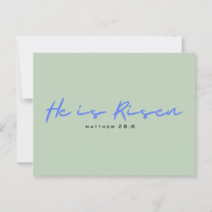 Moderne, religiöse Osterkarte Postkarte