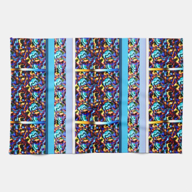 Moderne Renaissance-Geometrie-Kunst Geschirrtuch (Horizontal)