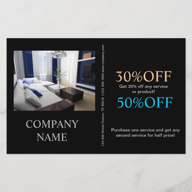 Moderne Renovierung Handyman Carpentry Bau Flyer (Vorne)