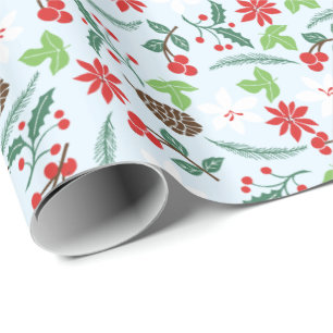 Moderne Retro Chic Muster Feiertage Benutzerdefini Geschenkpapier