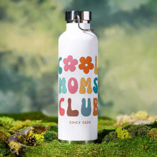 Moderne Retro-Cool-Mütter-Club Vintage-Groovy-Gäns Trinkflasche