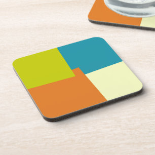 Moderne Retro-Farben Geometric #40 Getränkeuntersetzer