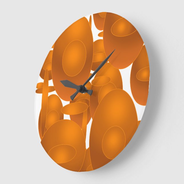 Moderne Retro-Geometrie-Design Große Wanduhr (Winkel)