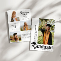 Moderne Retro Graduation Cap FotoCollage