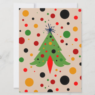 Moderne Retro-Rakete des Mittelalters Feiertagskarte