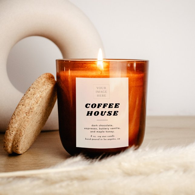 Moderne Retro-Stilkerze oder Lebensmitteletikett (Von Creator hochgeladen)