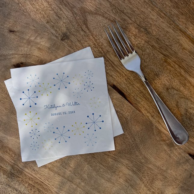 Moderne Retro-Vintage Hochzeit im Mittelalter Serviette (Von Creator hochgeladen)