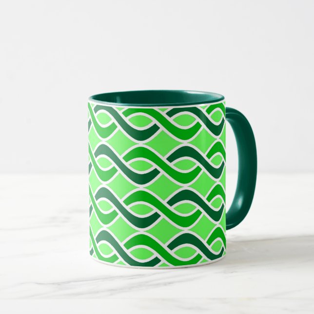 Moderne Ribbons aus der Mitte des Jahrhunderts in  Tasse (VorderseiteRechts)