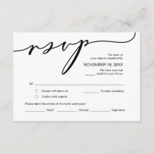 Moderne Romantik, Schwarze Kalligrafie, Hochzeitss