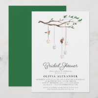 Moderne romantische Blume Brautparty
