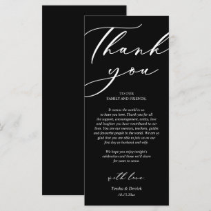 Moderne Romantische Dinner Place Einstellung Danke Programm