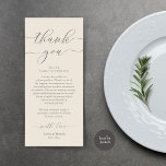 Moderne Romantische Dinner Place Einstellung Danke Programm<br><div class="desc">Die perfekte Touch für Ihren Hochzeitsempfang - unsere elegante Hochzeitskarte mit dem Kartentitel "Let's Celebrate"! Diese Karten sind so konzipiert, dass Sie jeden Gast an Ihrem besonderen Tag herzlich willkommen heißen. Sie sind der ideale Weg, um Ihren Tischen eine persönliche Touch hinzuzufügen. Diese Orts-Einstellungskarten sind einfach zu bedienen - einfach...</div>