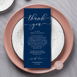 Moderne Romantische Dinner Place Einstellung Danke Programm<br><div class="desc">Die perfekte Touch für Ihren Hochzeitsempfang - unsere elegante Hochzeitskarte mit dem Kartentitel "Let's Celebrate"! Diese Karten sind so konzipiert, dass Sie jeden Gast an Ihrem besonderen Tag herzlich willkommen heißen. Sie sind der ideale Weg, um Ihren Tischen eine persönliche Touch hinzuzufügen. Diese Orts-Einstellungskarten sind einfach zu bedienen - einfach...</div>