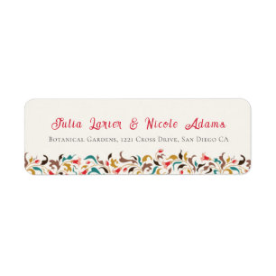 Moderne romantische Elegante Blumenzeremonie