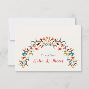 Moderne Romantische Elegante Florale Hochzeitskron