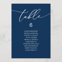 Moderne Romantische Gäste Sitzkarte