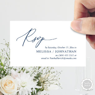Moderne romantische UAWG Wedding Dinner Einladung