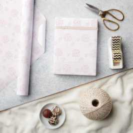 Moderne rosa Abstrakte Natur Geschenkpapier