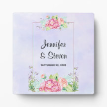 Moderne rosa Aquarellbilder