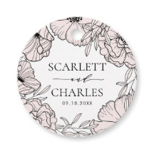 Moderne Rosa Blume Hochzeit