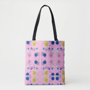 Moderne rosa Boho-Blumen abstrakte botanische Form