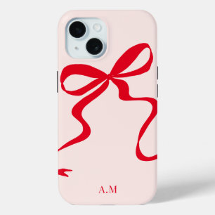 Moderne rosa Bow Illustration Iphone 15 Case-Mate iPhone Hülle